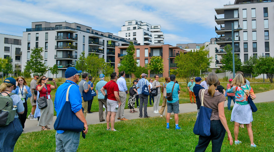 Delegates participated in a six-day program featuring a mix of lectures, panels, and walking tours.